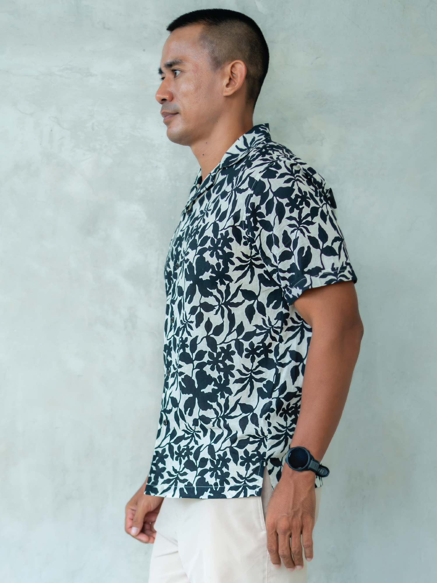 Shirt Ballan Flowers Black