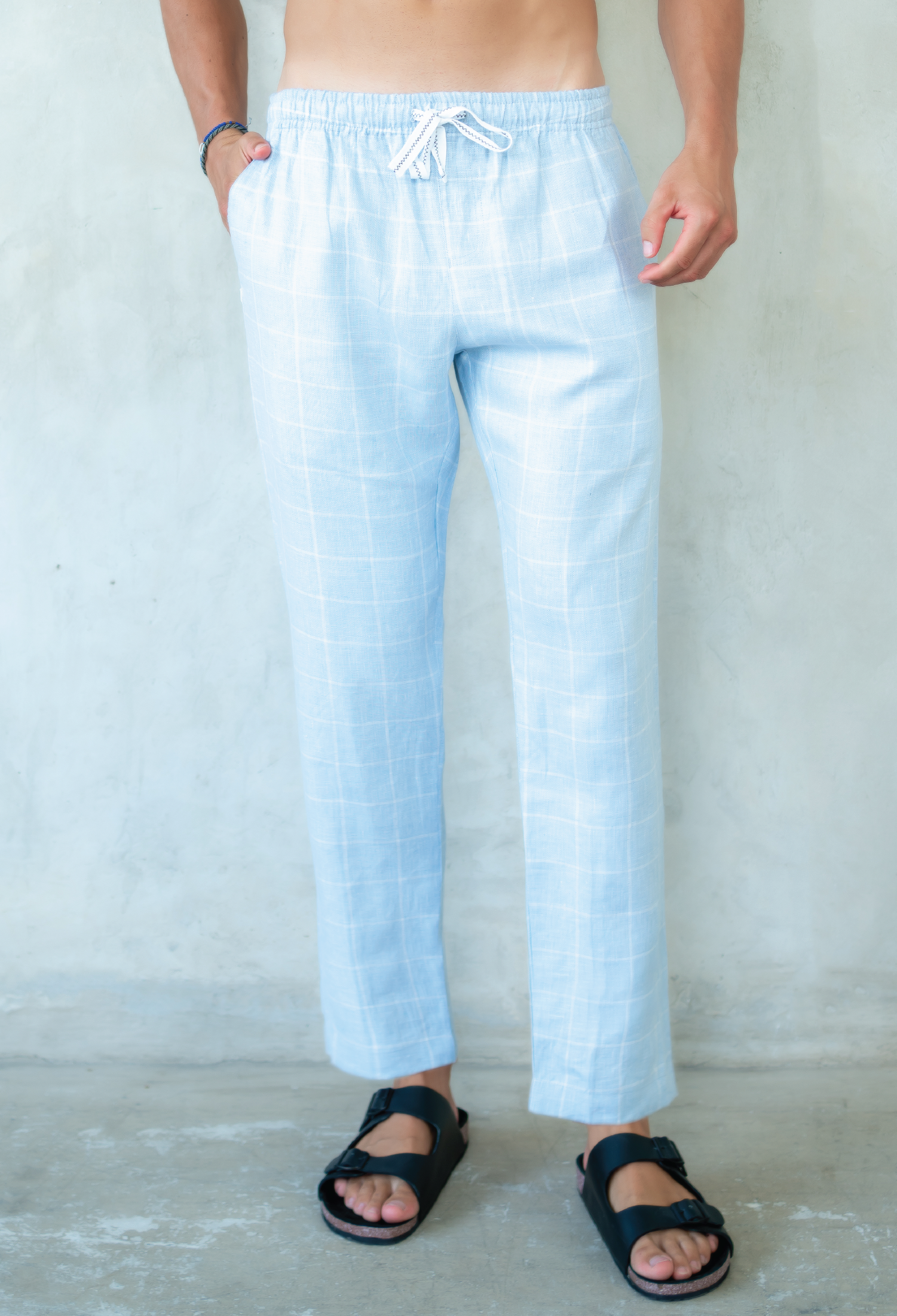 Pant Jano Square Light Blue