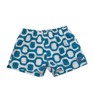 CITY B**CH SWIMSHORT DYNAMIC ROUNDED BLUE